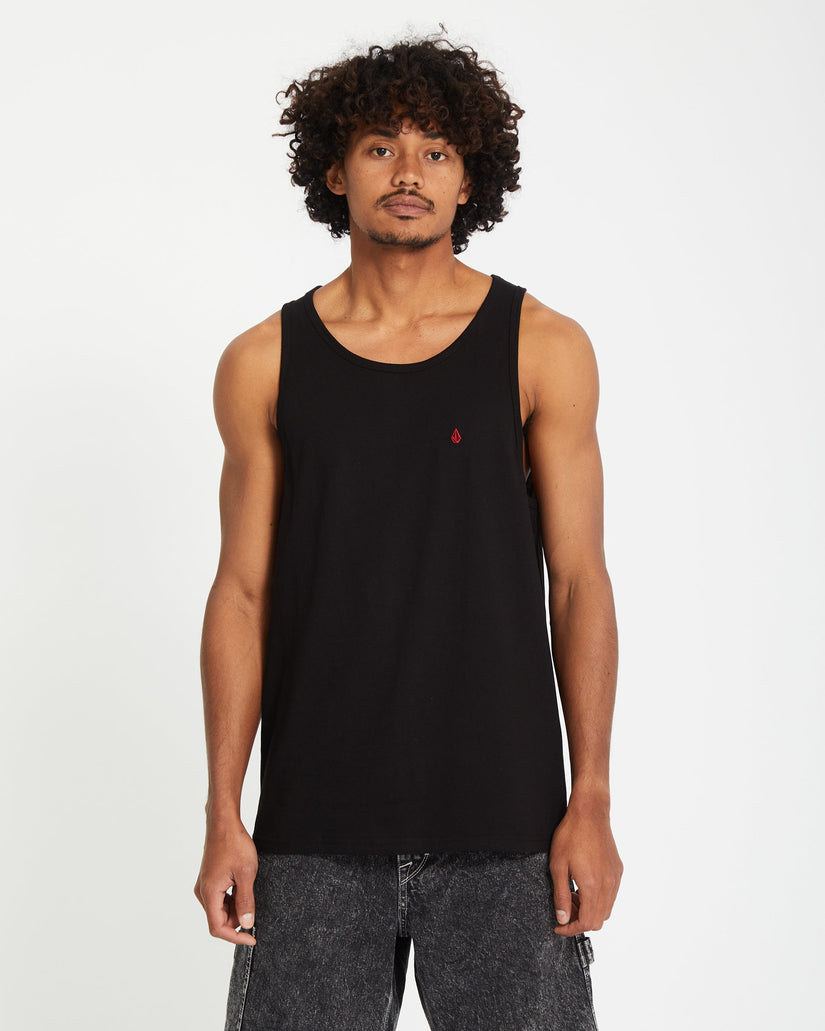 Camiseta sin mangas Stone Blanks - BLACK