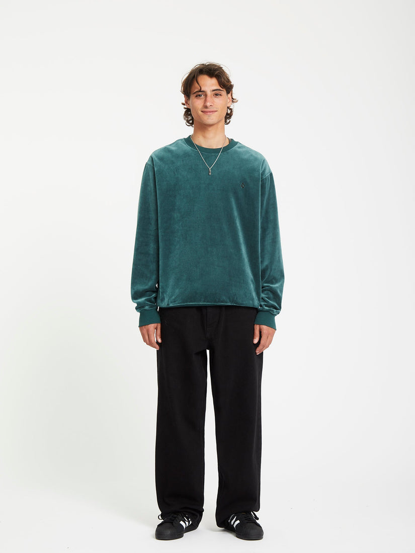Sudadera Afelpada Single Stone - Evergreen