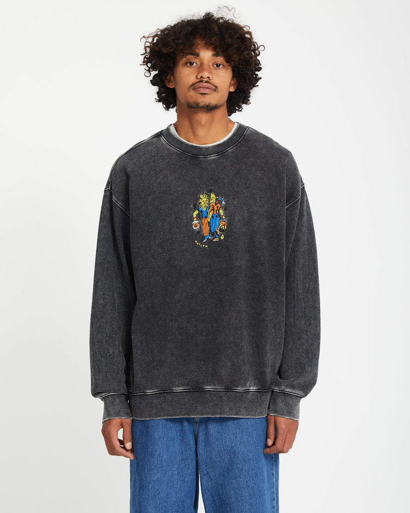 Sudadera Bob Mollema - LIGHT ACID BLACK