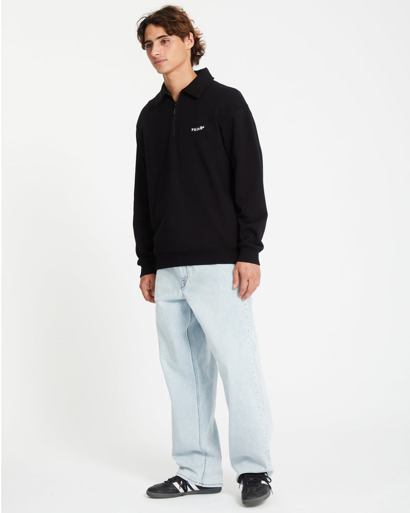 Sudadera Nevermine Terry - BLACK