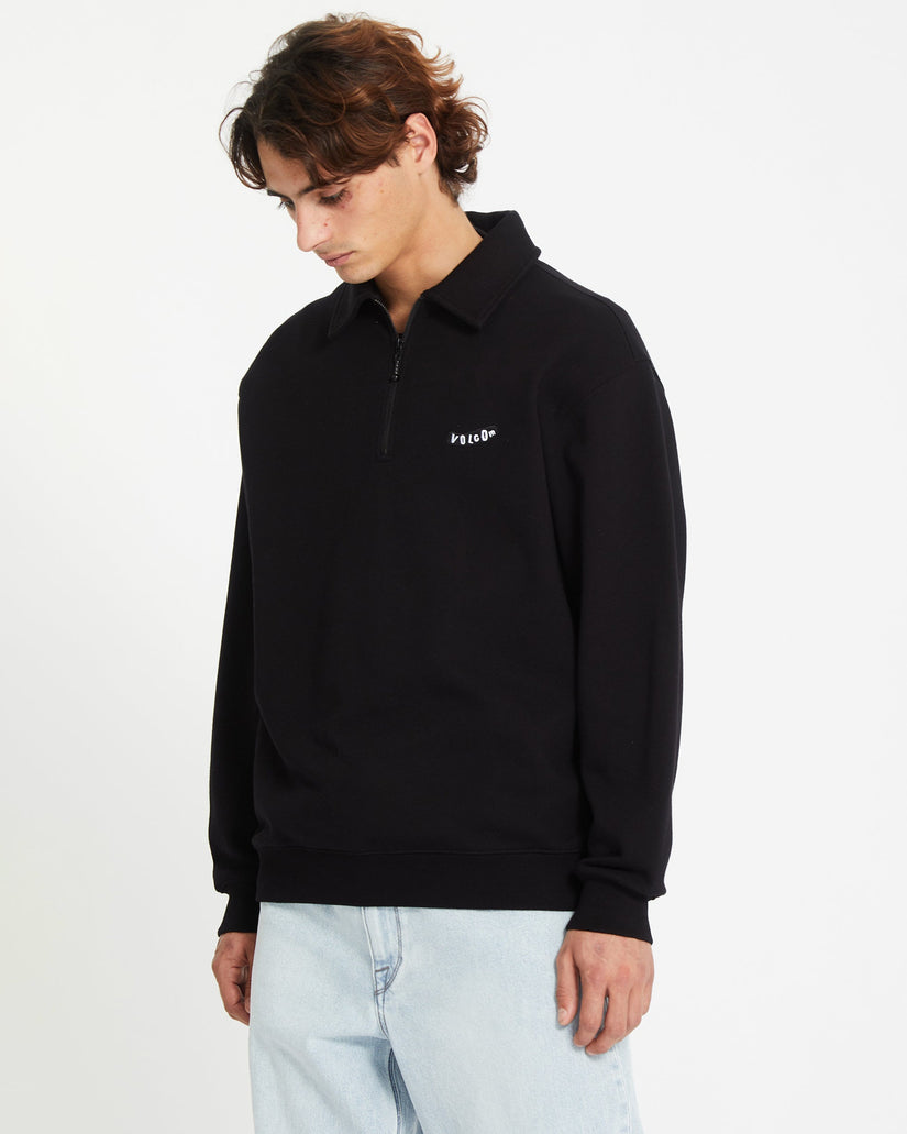 Sudadera Nevermine Terry - BLACK