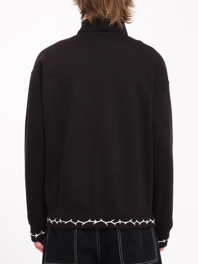 Sudadera Mocklov 1/2 Zip - Black