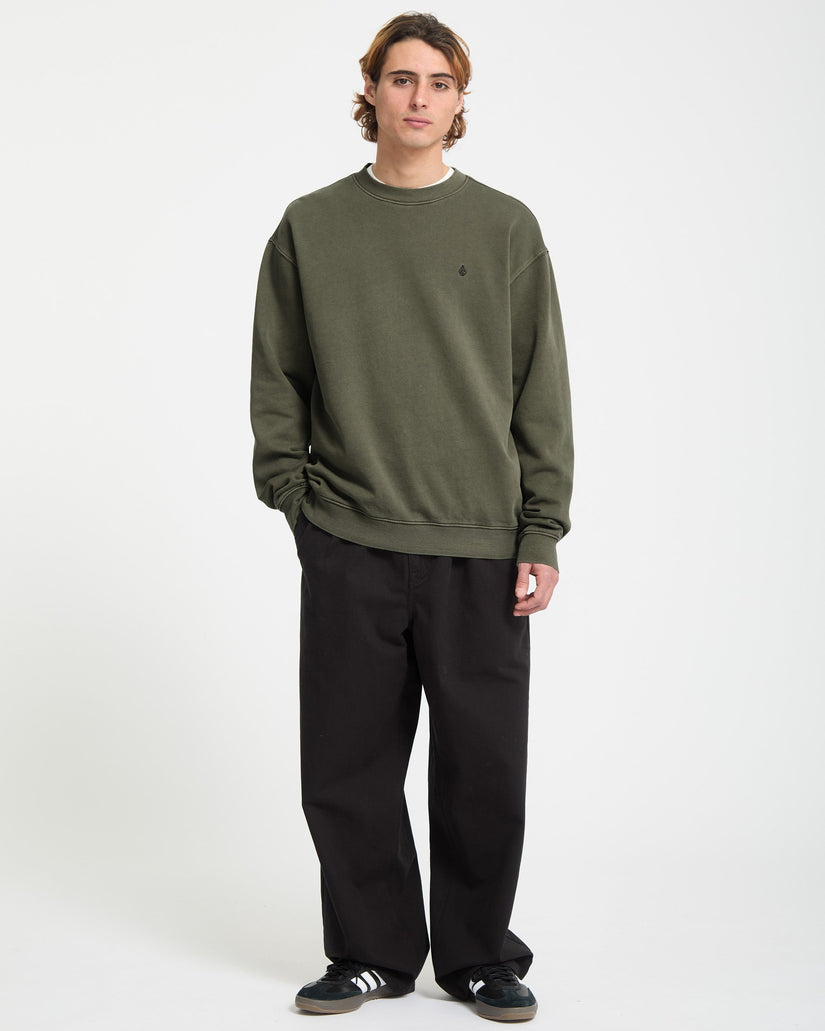 Single Stone Sweatshirt - Dark Olive