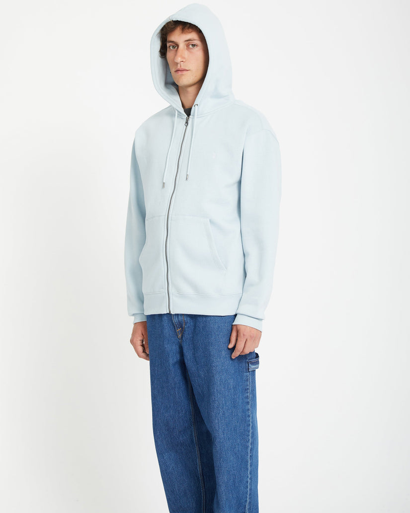 Sudadera con capucha y cremallera Single Stone - CAROLINA BLUE