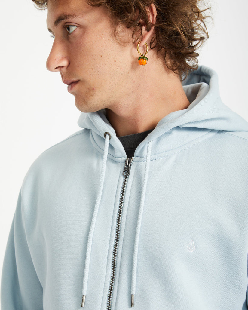 Sudadera con capucha y cremallera Single Stone - CAROLINA BLUE