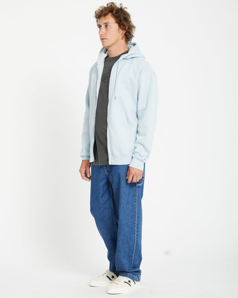 Sudadera con capucha y cremallera Single Stone - CAROLINA BLUE