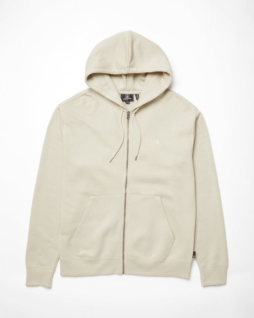 Sudadera con capucha y cremallera Single Stone - LIGHT KHAKI