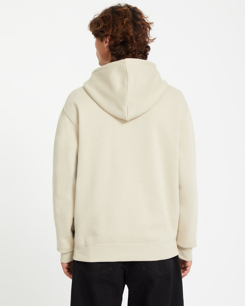 Sudadera con capucha y cremallera Single Stone - LIGHT KHAKI