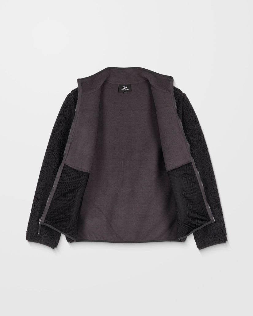 Storm Stone Zip Hoodie - Asphalt Black
