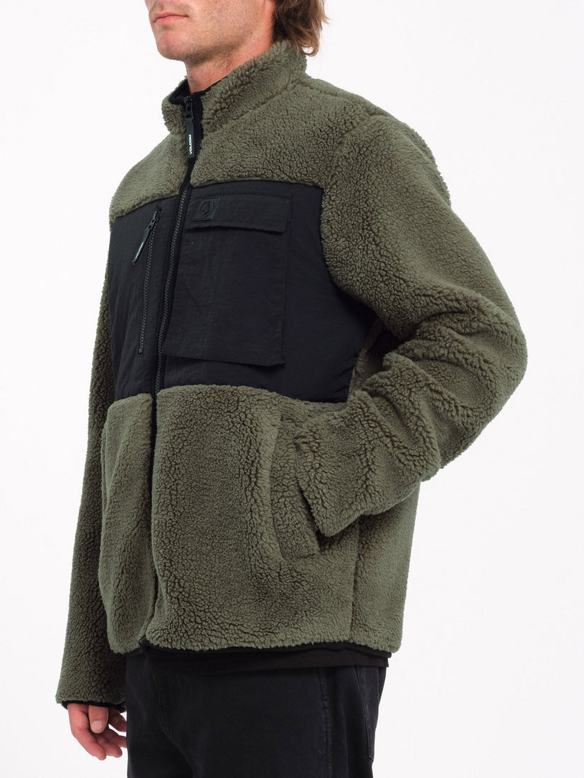 Sudadera Storm Stone Sherpa Zip - Wintermoss