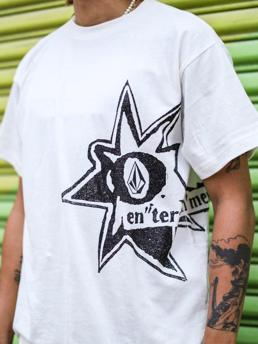Camiseta V Ent Stone Burst - OFF WHITE