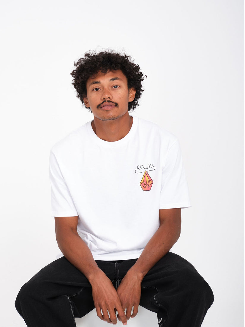 Camiseta Olivmoose - White