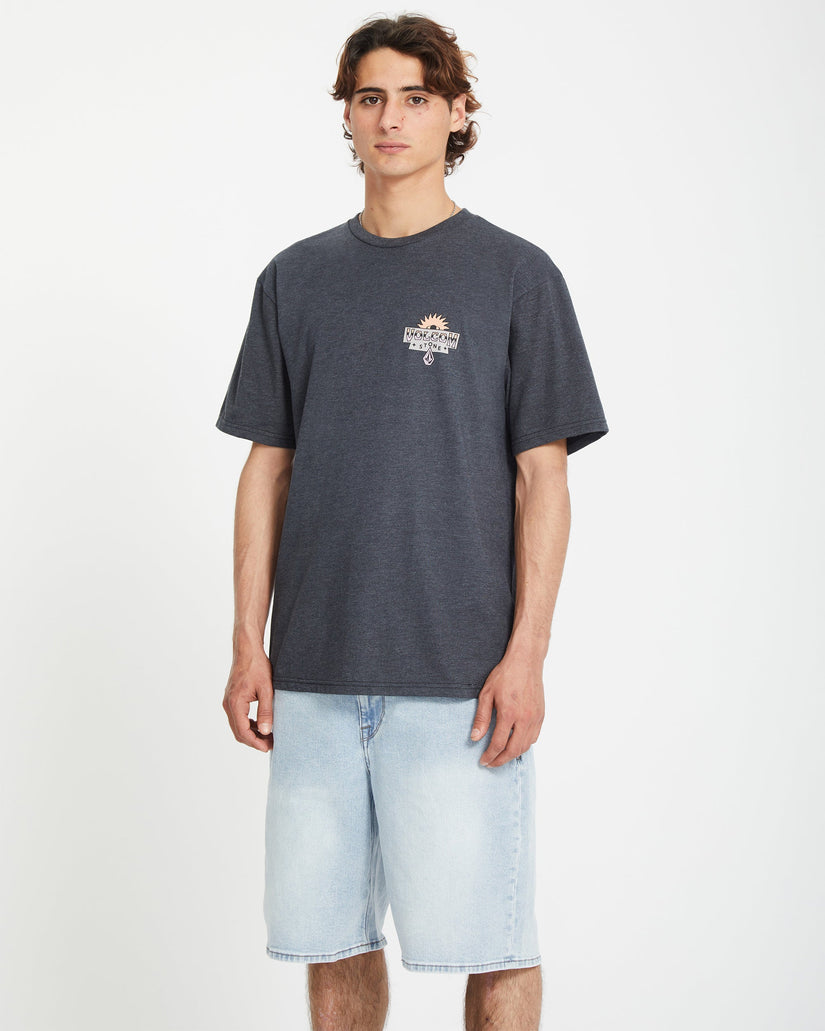Camiseta Sure Thing - HEATHER BLACK