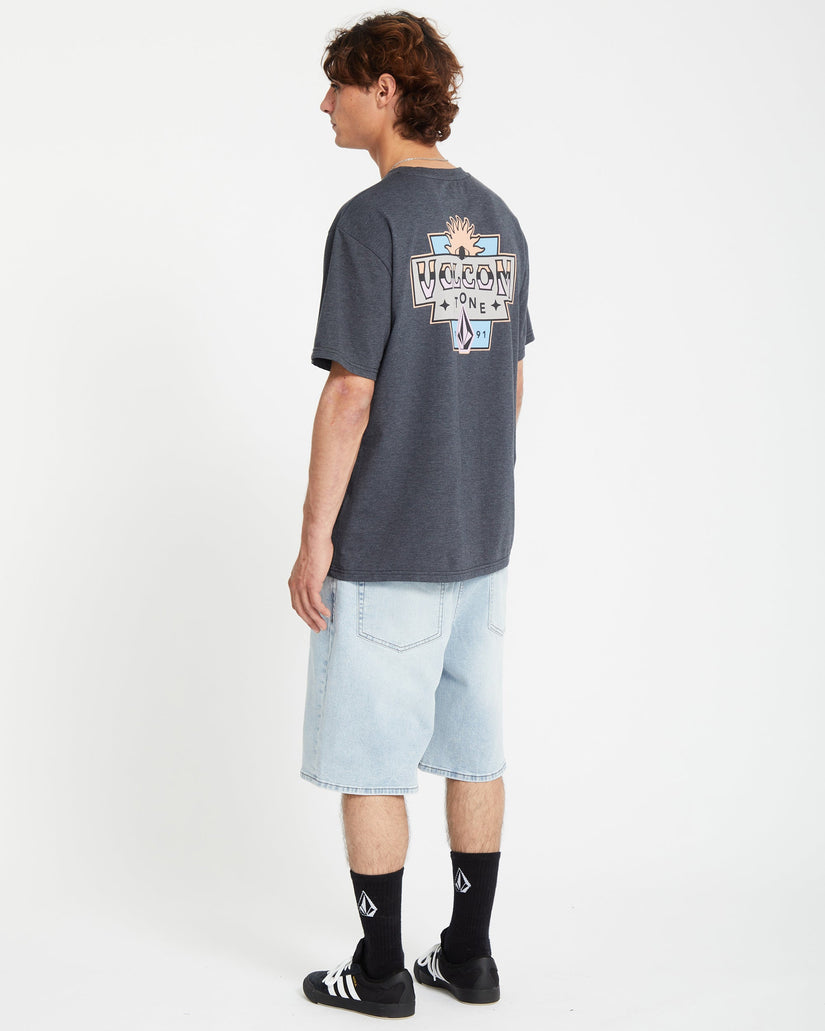 Camiseta Sure Thing - HEATHER BLACK
