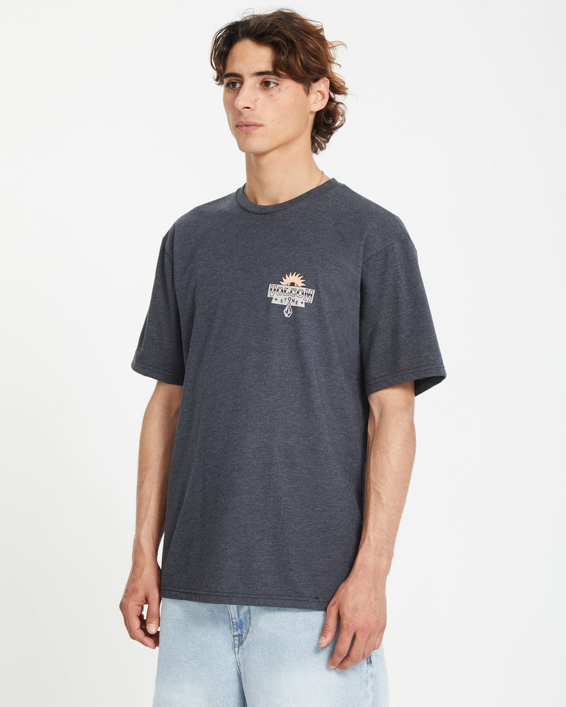 Camiseta Sure Thing - HEATHER BLACK