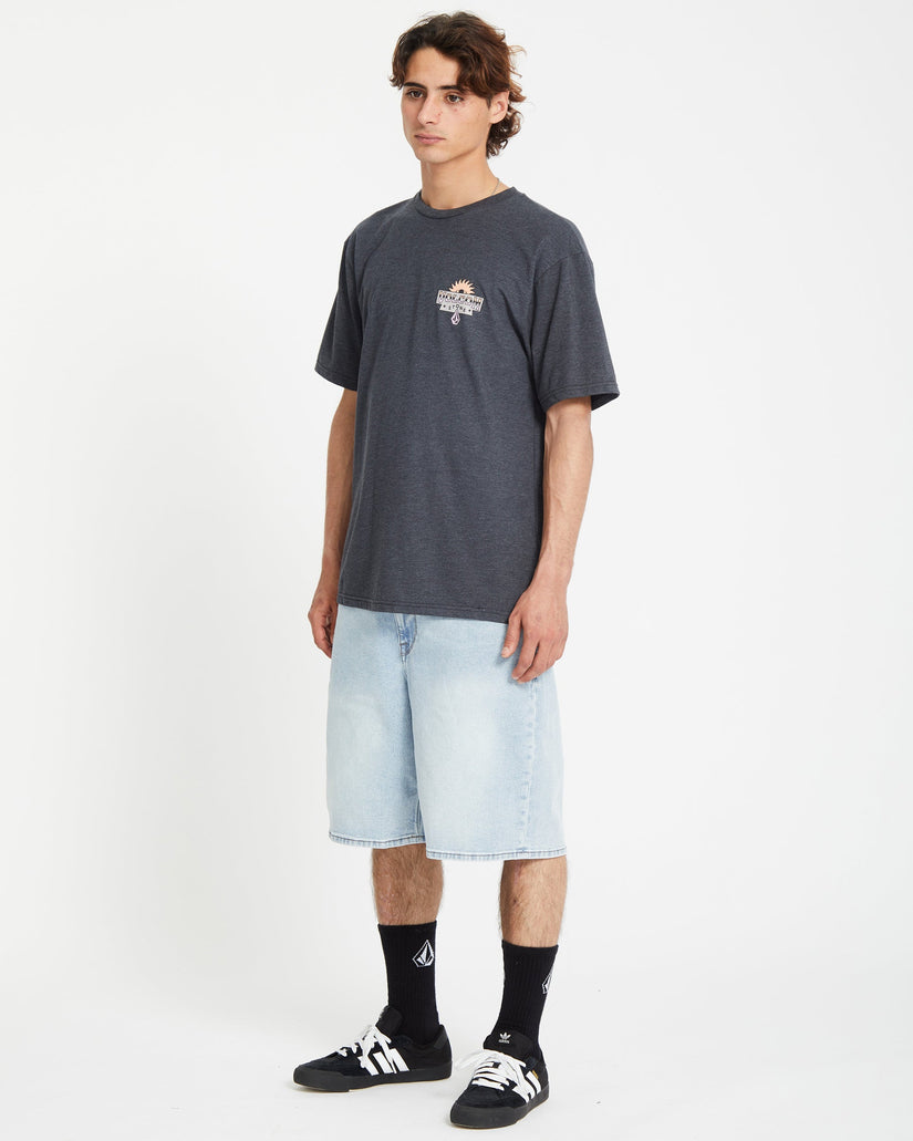 Camiseta Sure Thing - HEATHER BLACK