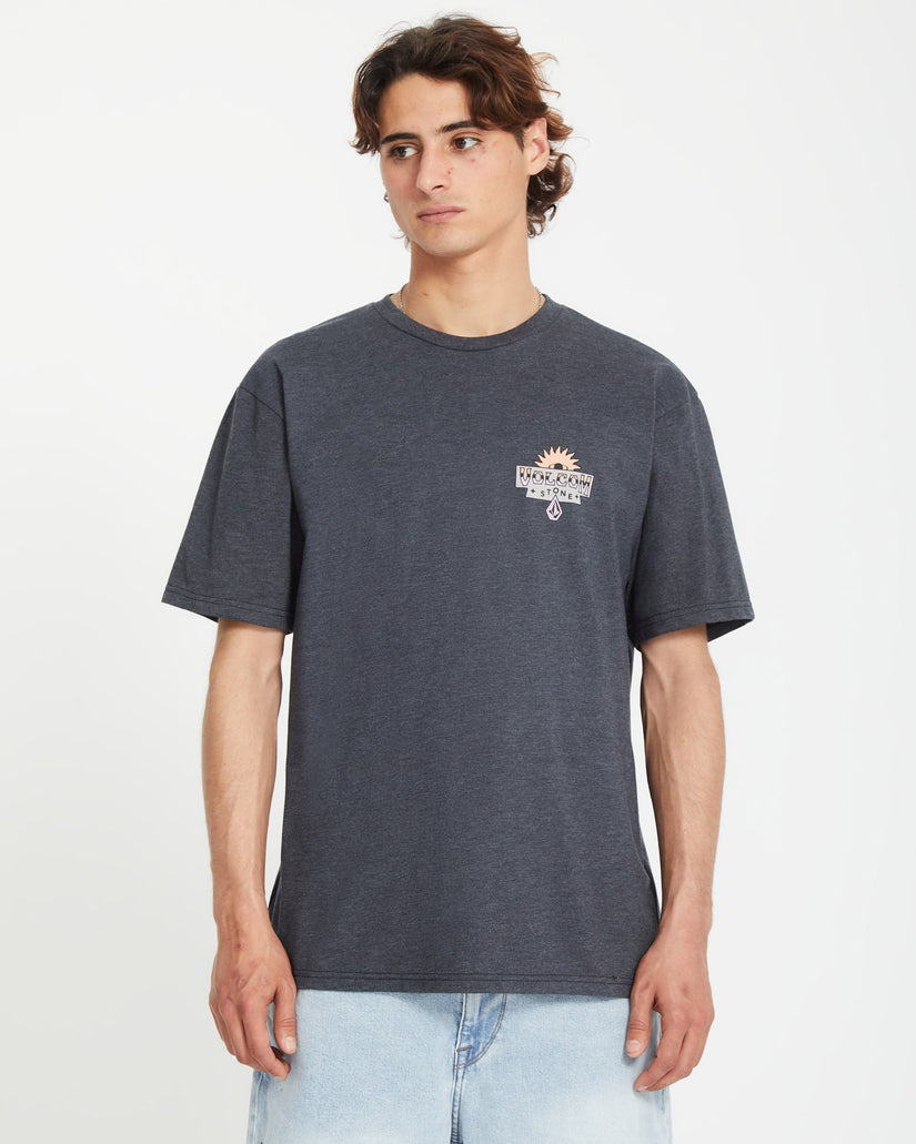 Camiseta Sure Thing - HEATHER BLACK