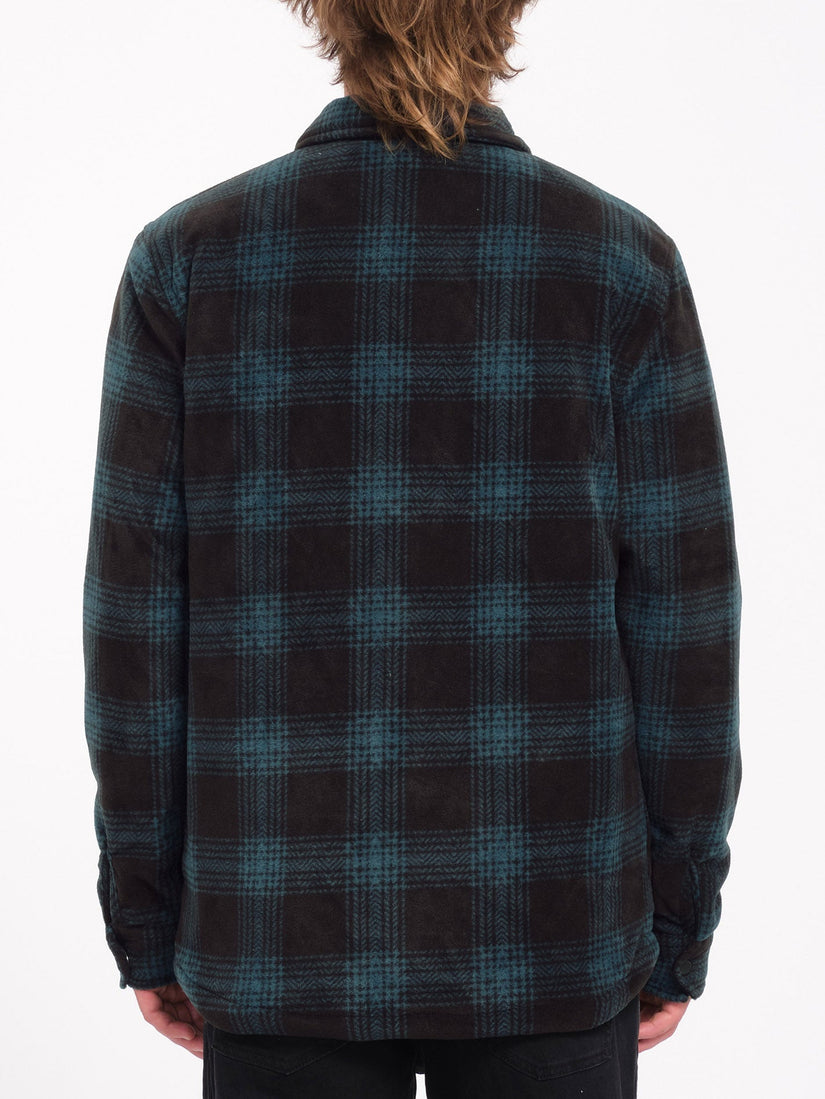 Sobrecamisa de Felpa Bowered - Evergreen
