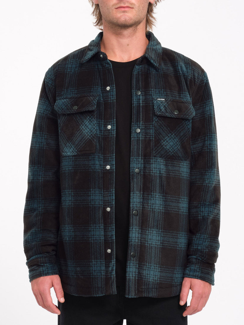 Sobrecamisa de Felpa Bowered - Evergreen