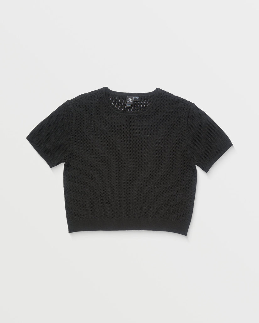 Camiseta Meshy Beach - BLACK