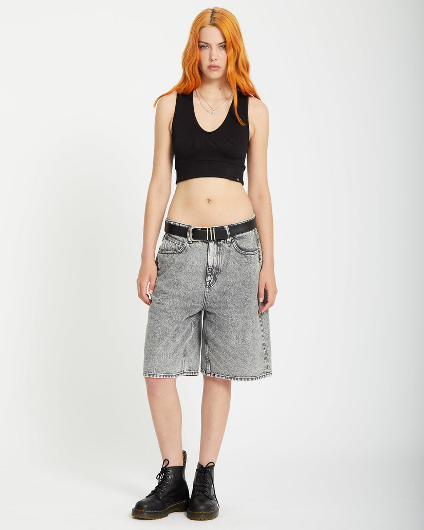 Top Gimmestank Rib - BLACK