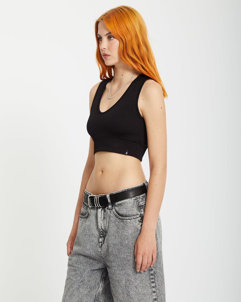 Gimmestank Rib Top - Black
