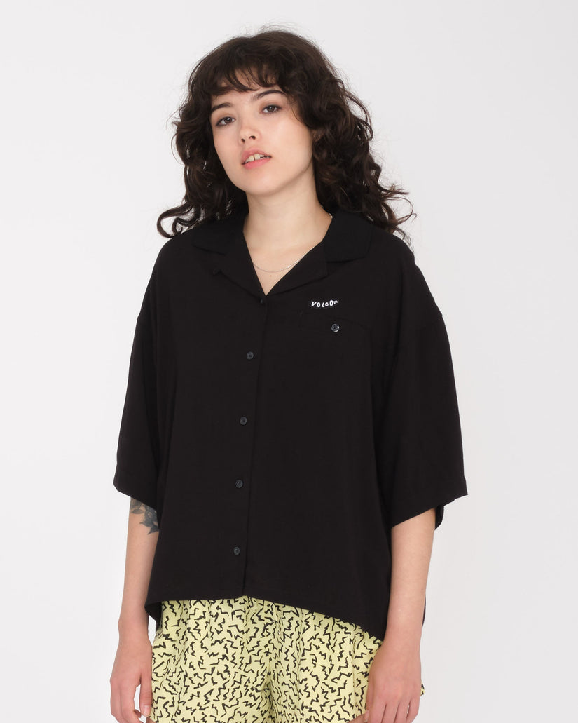 Camisa Servistone Woven - BLACK