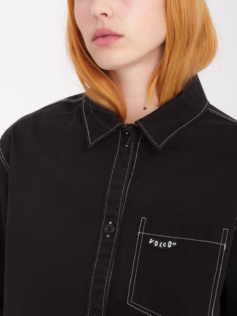 STONE KRAFT SHIRT LS (B0512403_BLK) [1]