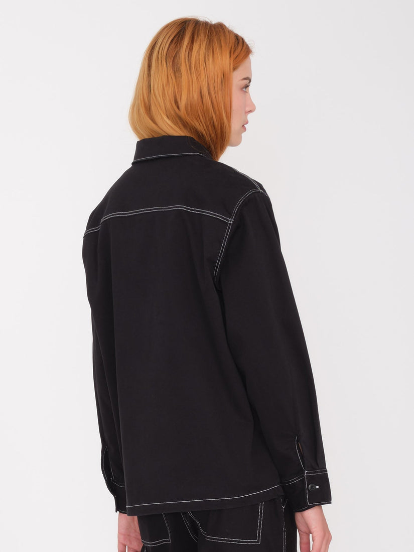 STONE KRAFT SHIRT LS (B0512403_BLK) [B]