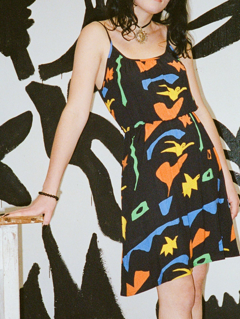 Vestido Arthur Longo Cami  - BLACK