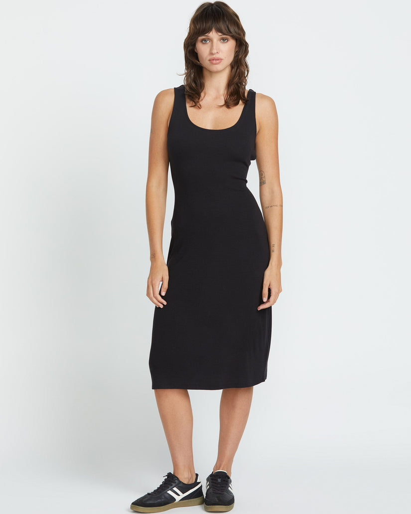 Vestido Rizzled - BLACK