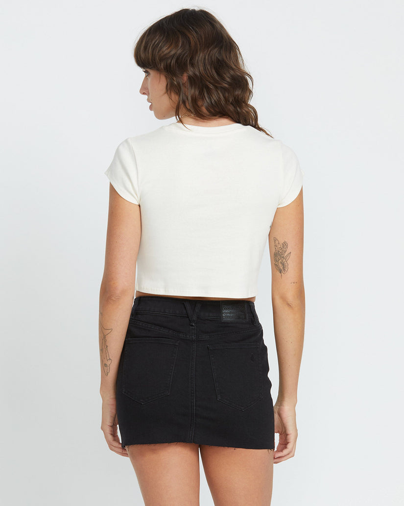 Falda Dropping In - BLACK