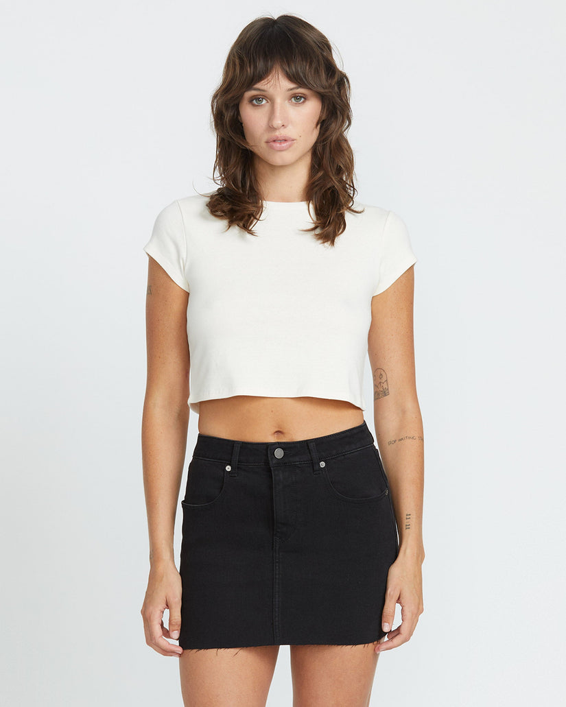 Falda Dropping In - BLACK