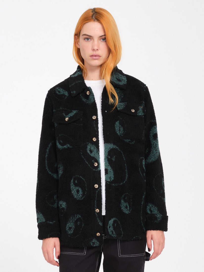 Chaqueta Silent Sherpa - Black Combo