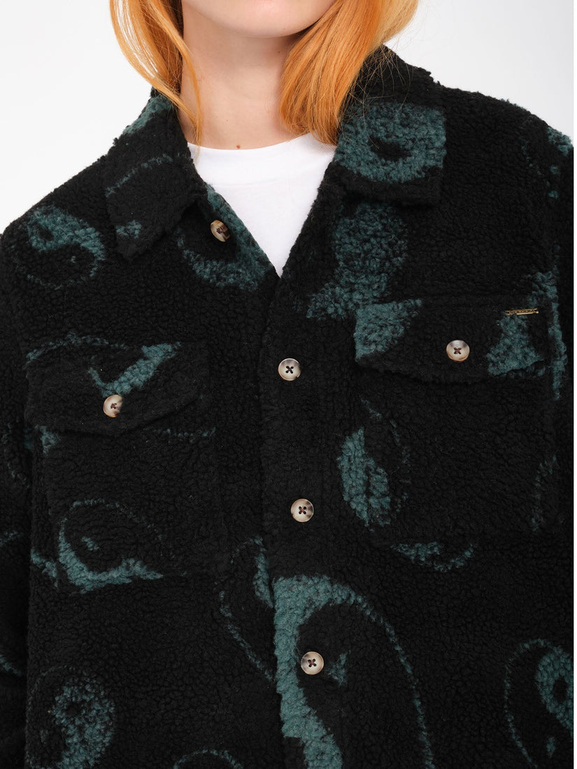 Chaqueta Silent Sherpa - Black Combo