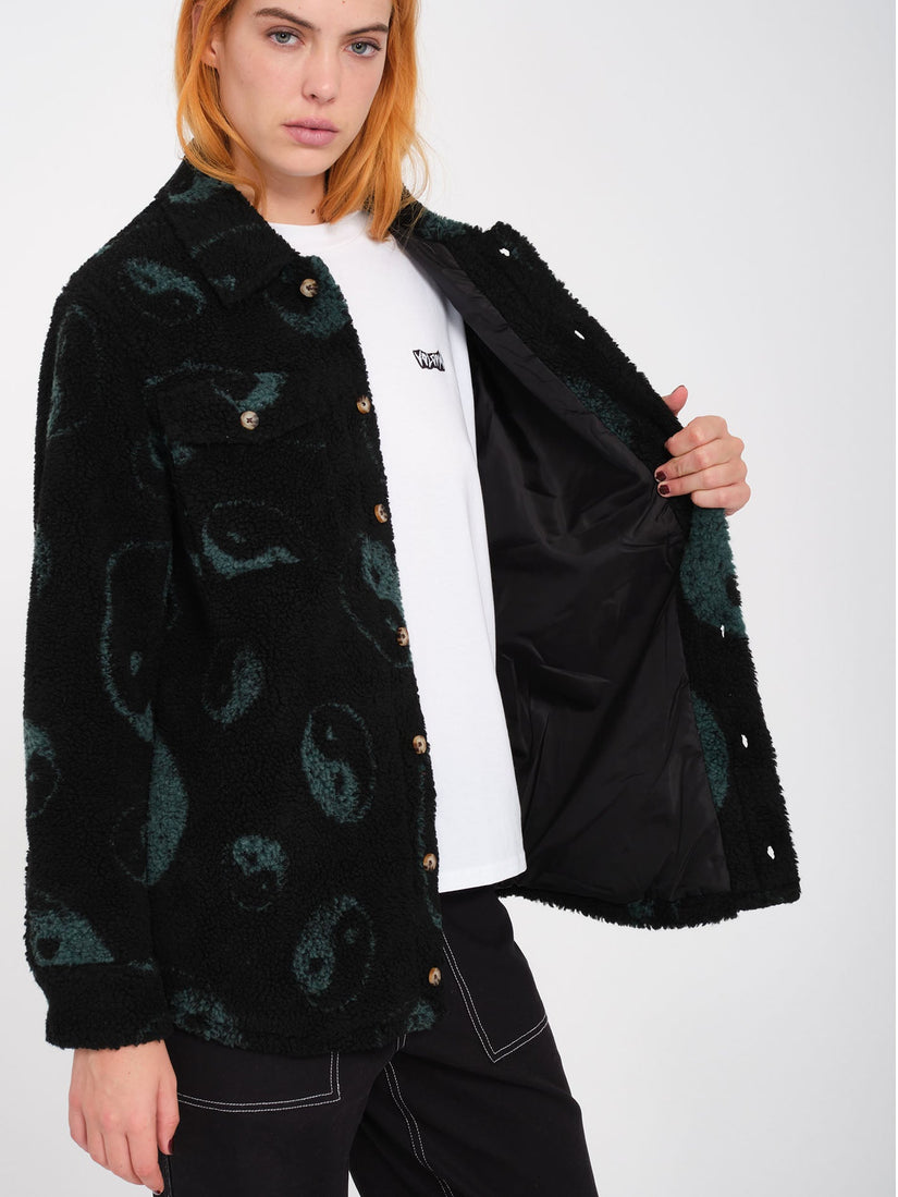 Chaqueta Silent Sherpa - Black Combo