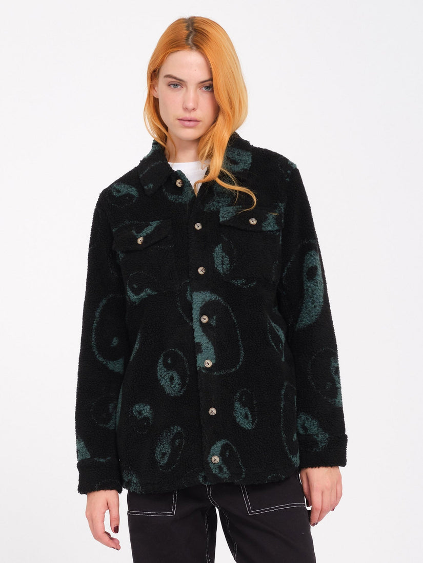 Chaqueta Silent Sherpa - Black Combo