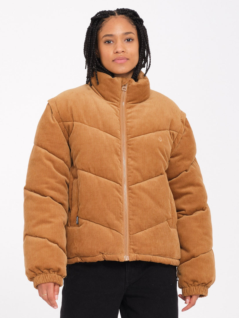 Chaqueta Cord'N Puff - Vintage Brown