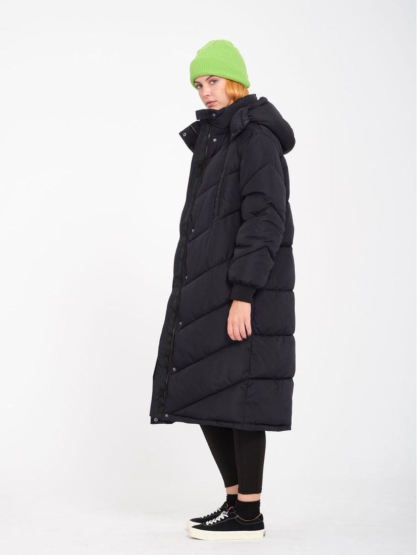 Abrigo Alldaylong Puff - Black
