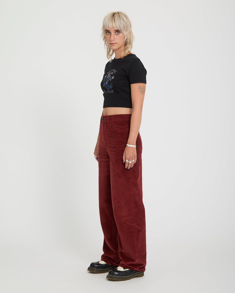 Weellow II Corduroy Trousers - Brick