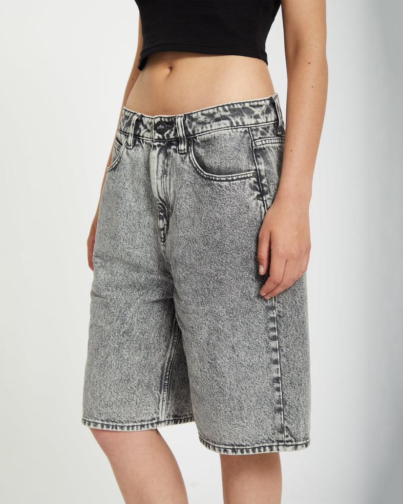 Pantalón corto vaquero Beeggy - GREY VINTAGE