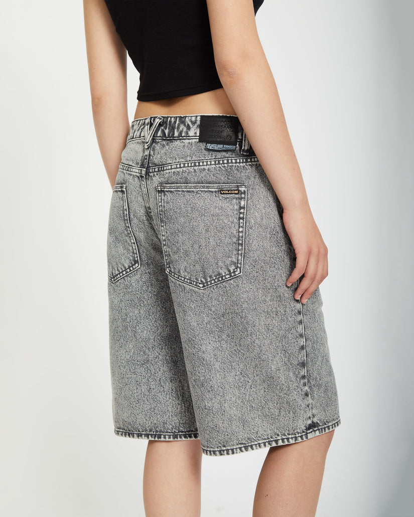 Pantalón corto vaquero Beeggy - GREY VINTAGE