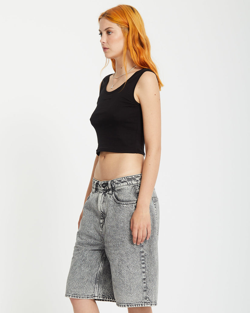 Pantalón corto vaquero Beeggy - GREY VINTAGE
