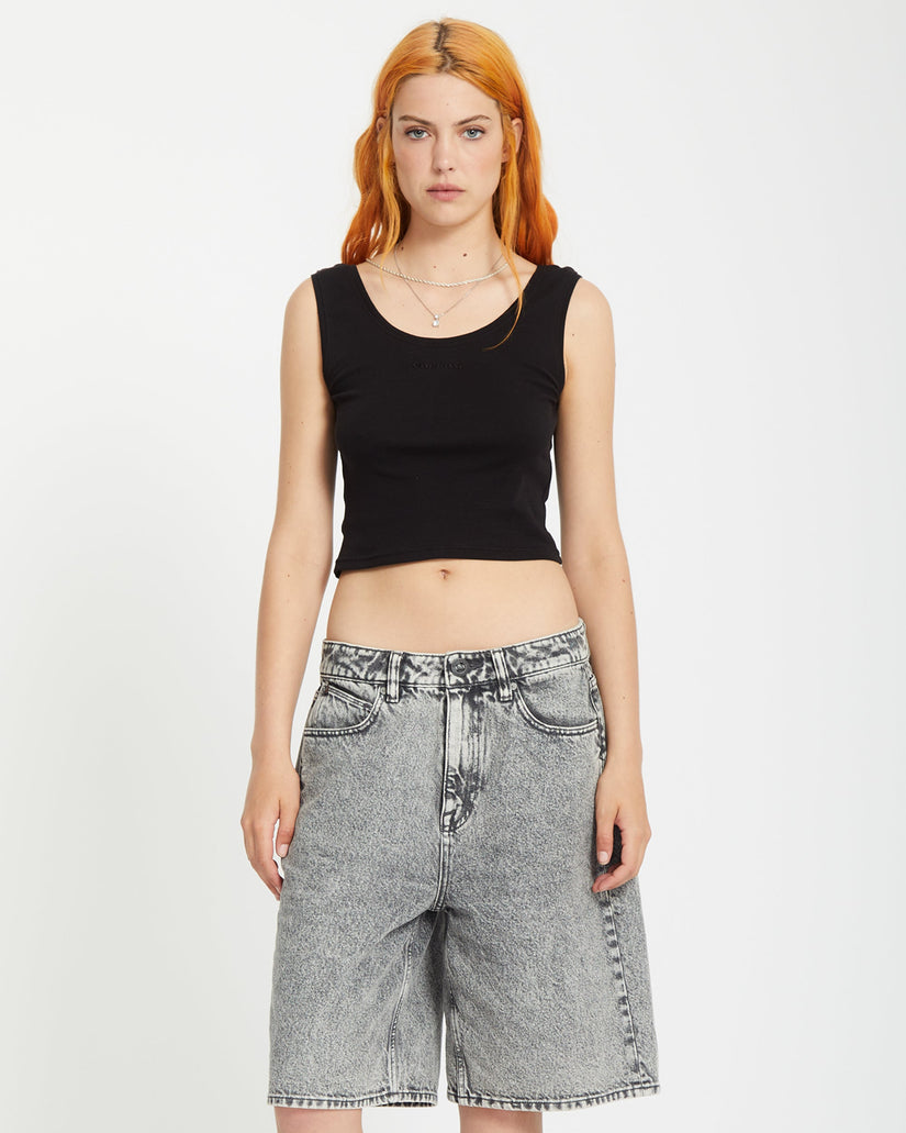 Pantalón corto vaquero Beeggy - GREY VINTAGE