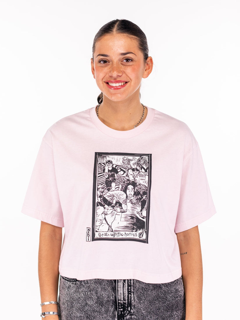 Camiseta  Drumstone - LILAC ASH