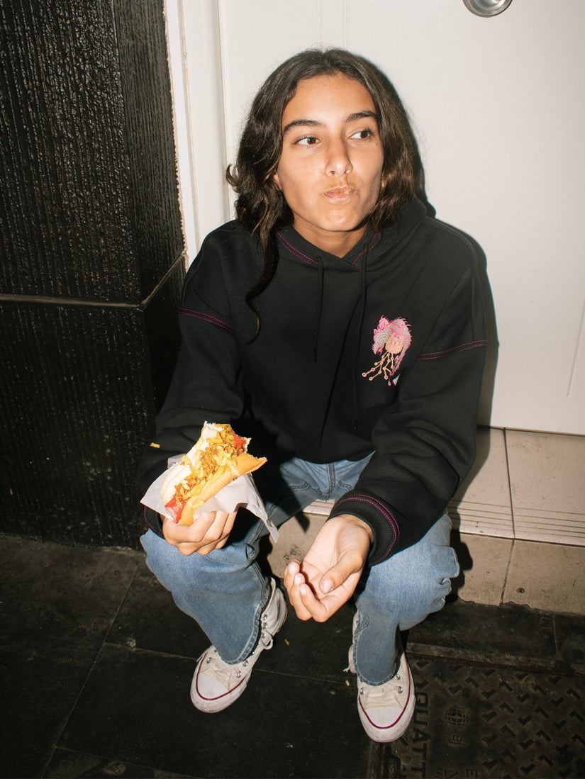 Sudadera con capucha Tetsunori - BLACK