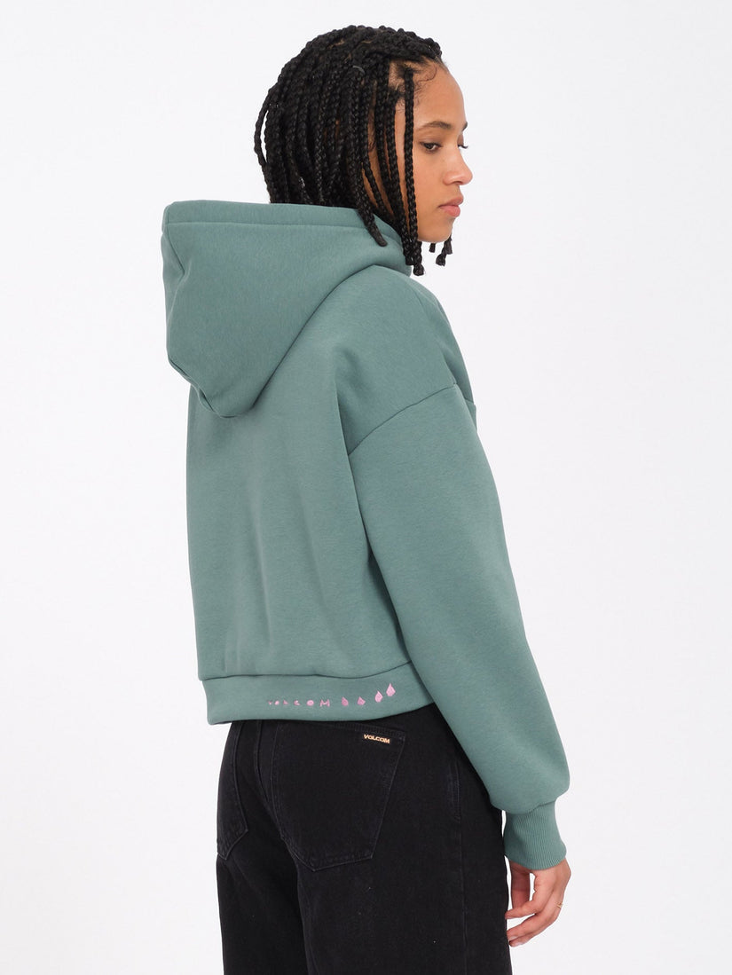 Sudadera con Capucha Longo - Sea Green