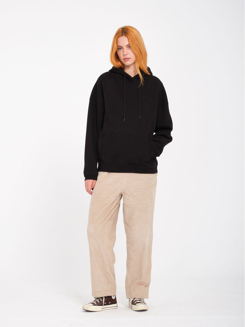 Sudadera con Capucha Stone Heart Up - Black
