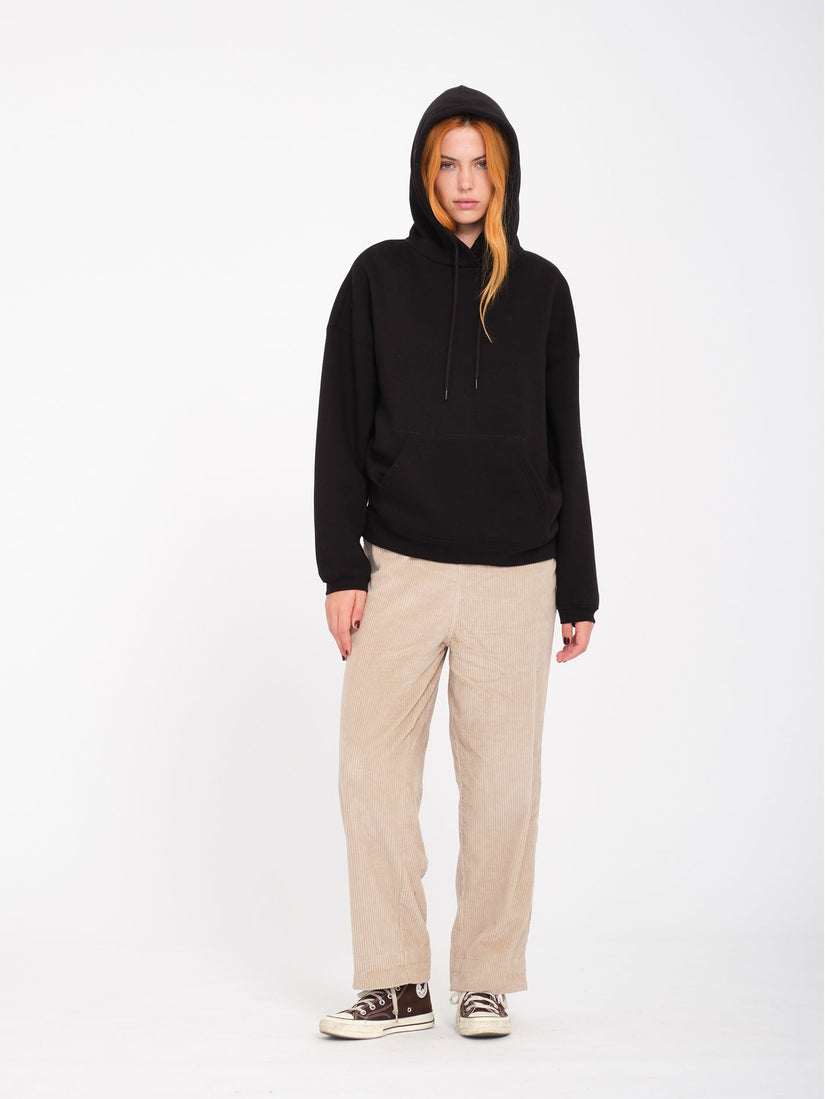 Sudadera con Capucha Stone Heart Up - Black