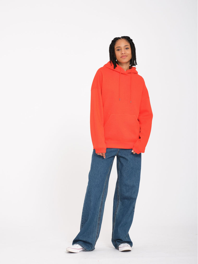 Sudadera con Capucha Stone Heart Up - Bright Red